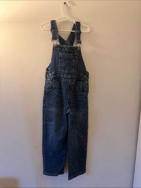 Children's Dark Blue Denim Overalls - Classic Playstyle